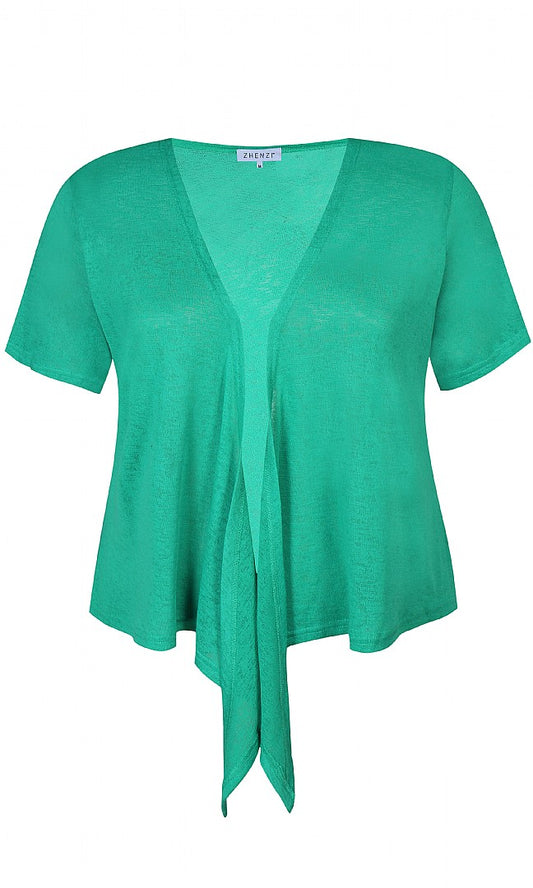ZHAgar Bolero Cardigan med Kort Ærme