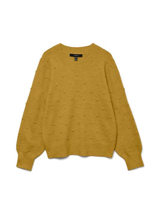 VmcFrancesca - Strikkegenser med rund hals