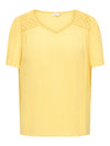 Arselasi s/s v-hals topp vevd