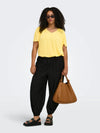 Arselasi s/s v-hals topp vevd