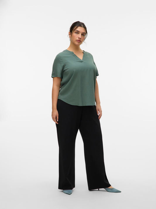VmcBerlin Zamira Mid Waist Wide Pant Cur