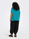 Arselasi s/s v-hals topp vevd