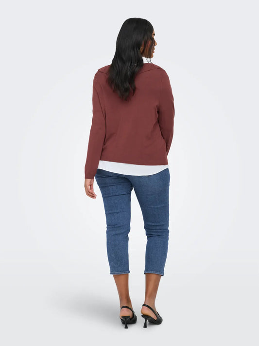 CarLuis Life New - Ruffle Strik Cardigan