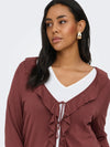 CarLuis Life New - Ruffle Strik Cardigan