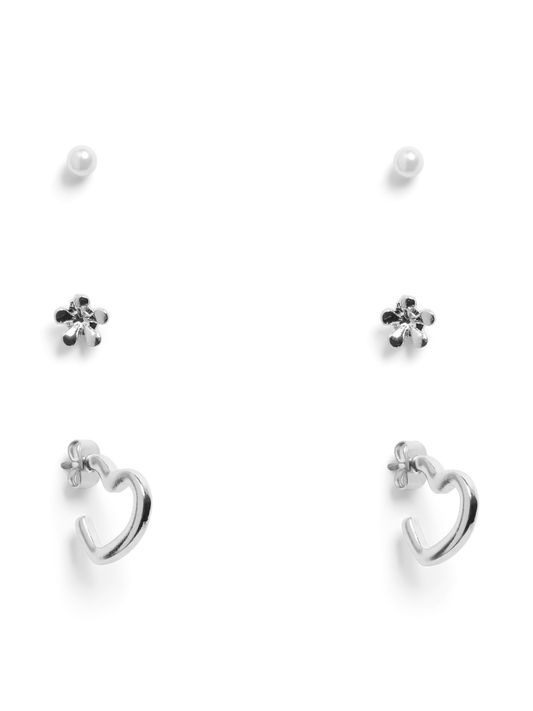 PcGitti - Sølv Øreringe 3 Pak