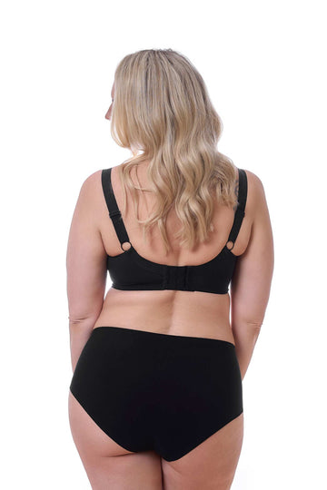 Invisible Fine Modal Seamless Briefs - Black