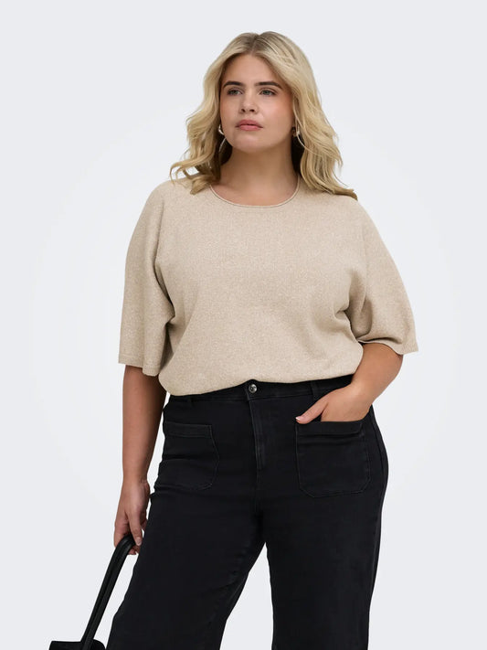 CarLoyal - 2/4 Rund Hals Pullover Strik - NOOS