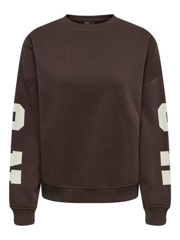 Carsweat Langærmet Back Sleeve Print Sweatshirt