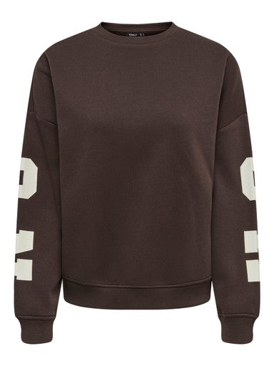Carsweat Langærmet Back Sleeve Print Sweatshirt