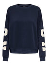 Carsweat Langærmet Back Sleeve Print Sweatshirt