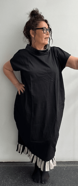 MINNIE DRESS STRIBET BUND