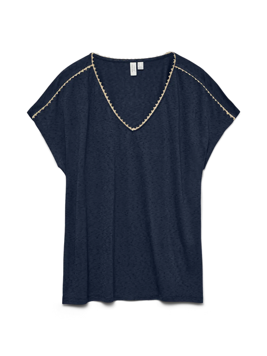 VmcJackie - V-hals Bluse