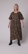StChrista - Maxikjole med Leopardprint