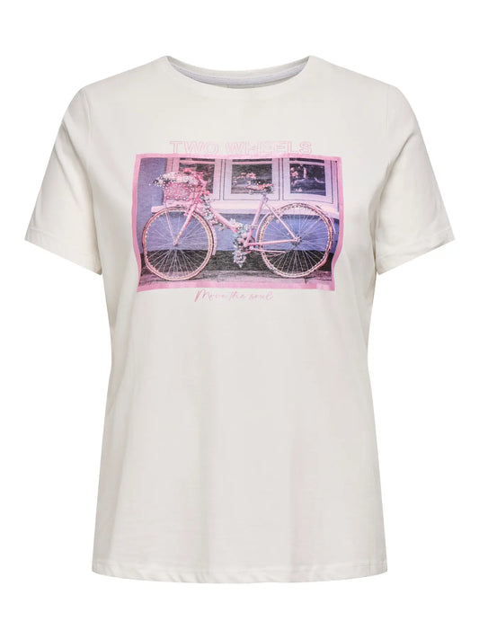 CARCRUZ LIFE KORTÆRMET O-HALS REG TEE JRS