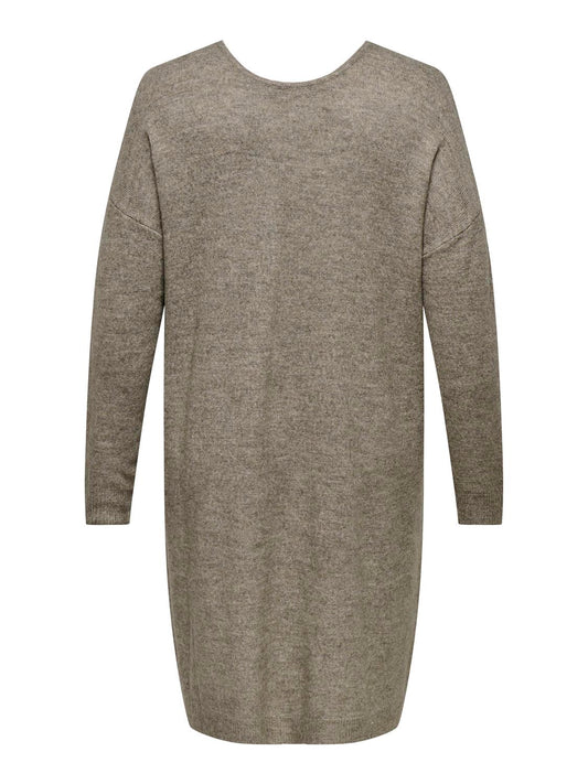 CARADELE - Strikkjole med Blonde