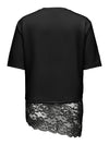 Carlise - T-shirt Med Blonde - Sort