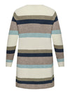 CarRatija Langermet Stripete Strikket Cardigan