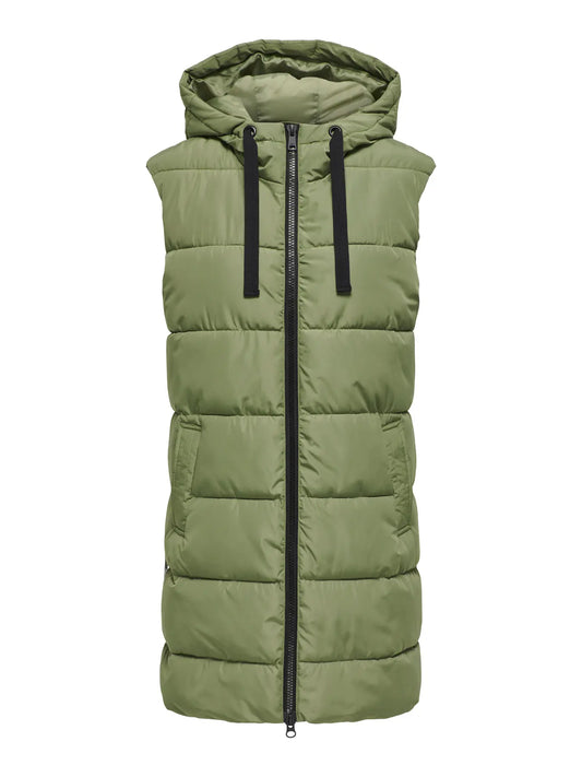 CarRegitze - Puffer Vest med Hætte