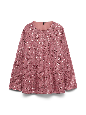 VMCNAJA - Paillet Bluse med Sløjfe