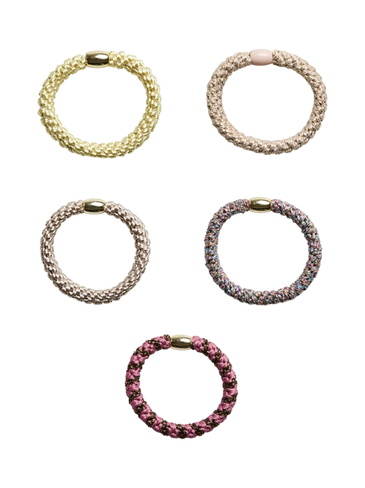 PcJasmina - hårstrikk 5-pakning