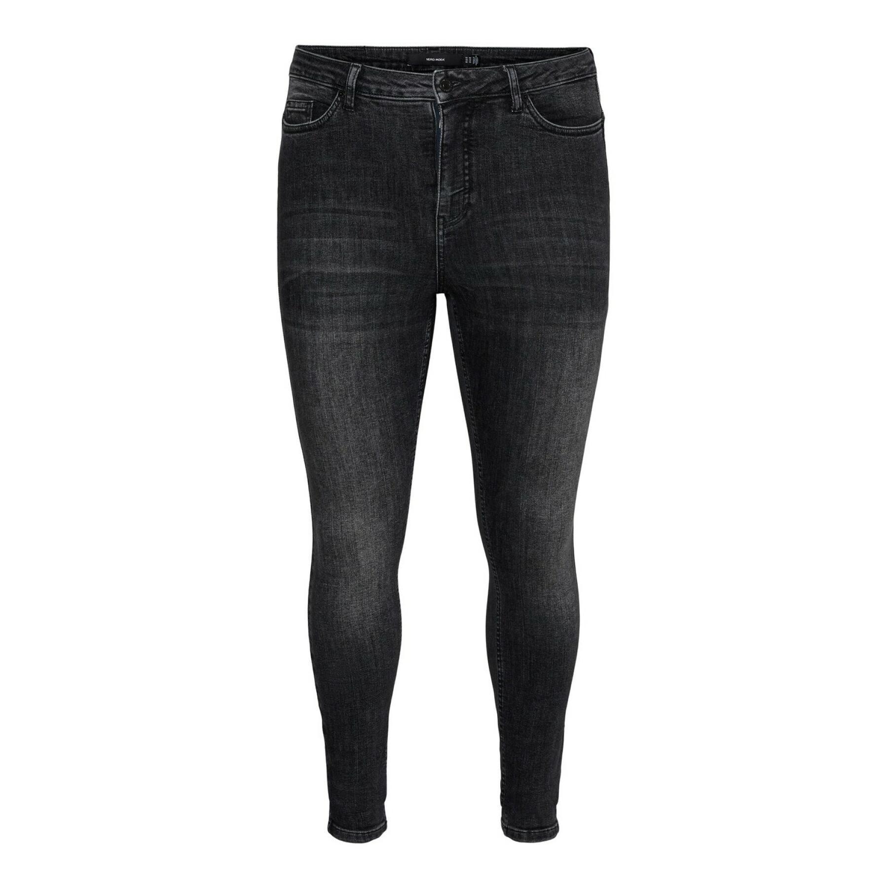 VmLora Black Wash Jeans-Pluspige