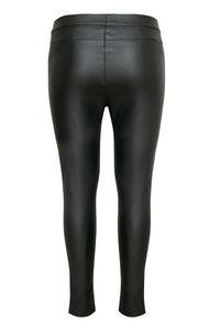 Coatede leggins fra Kaffe Curve-Pluspige