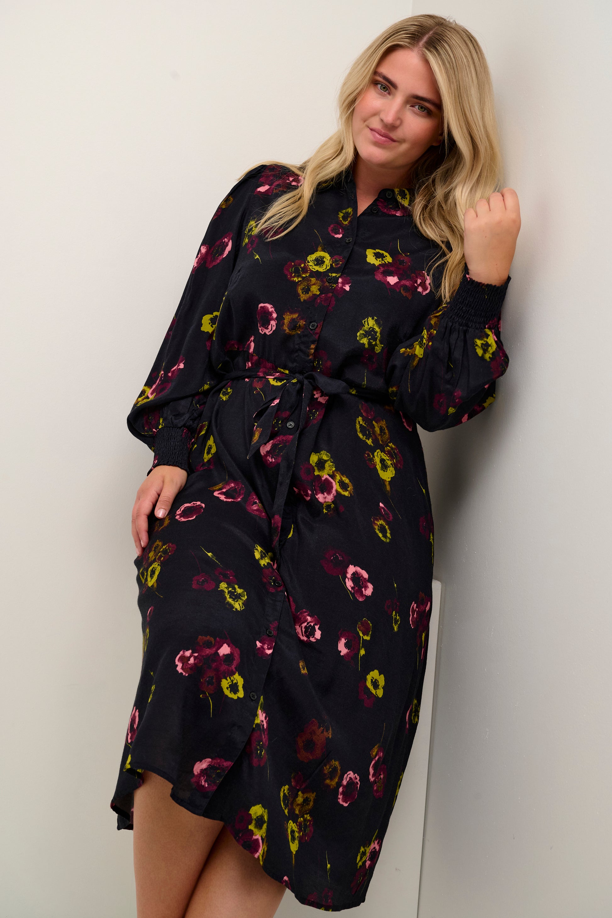 KcNanni Shirt Dress-Pluspige