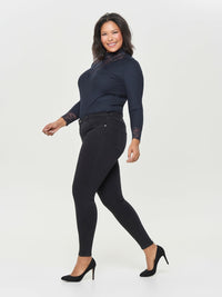 CarThunder Push Up Black Jeans-Pluspige