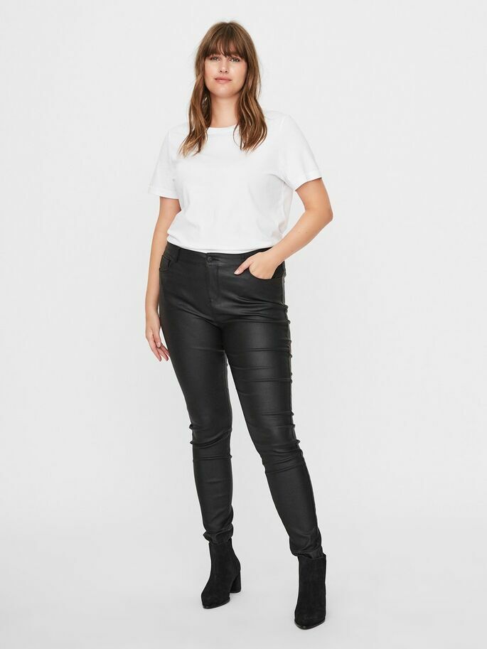 Coatede jeans fra Vero Moda Curve!-Pluspige