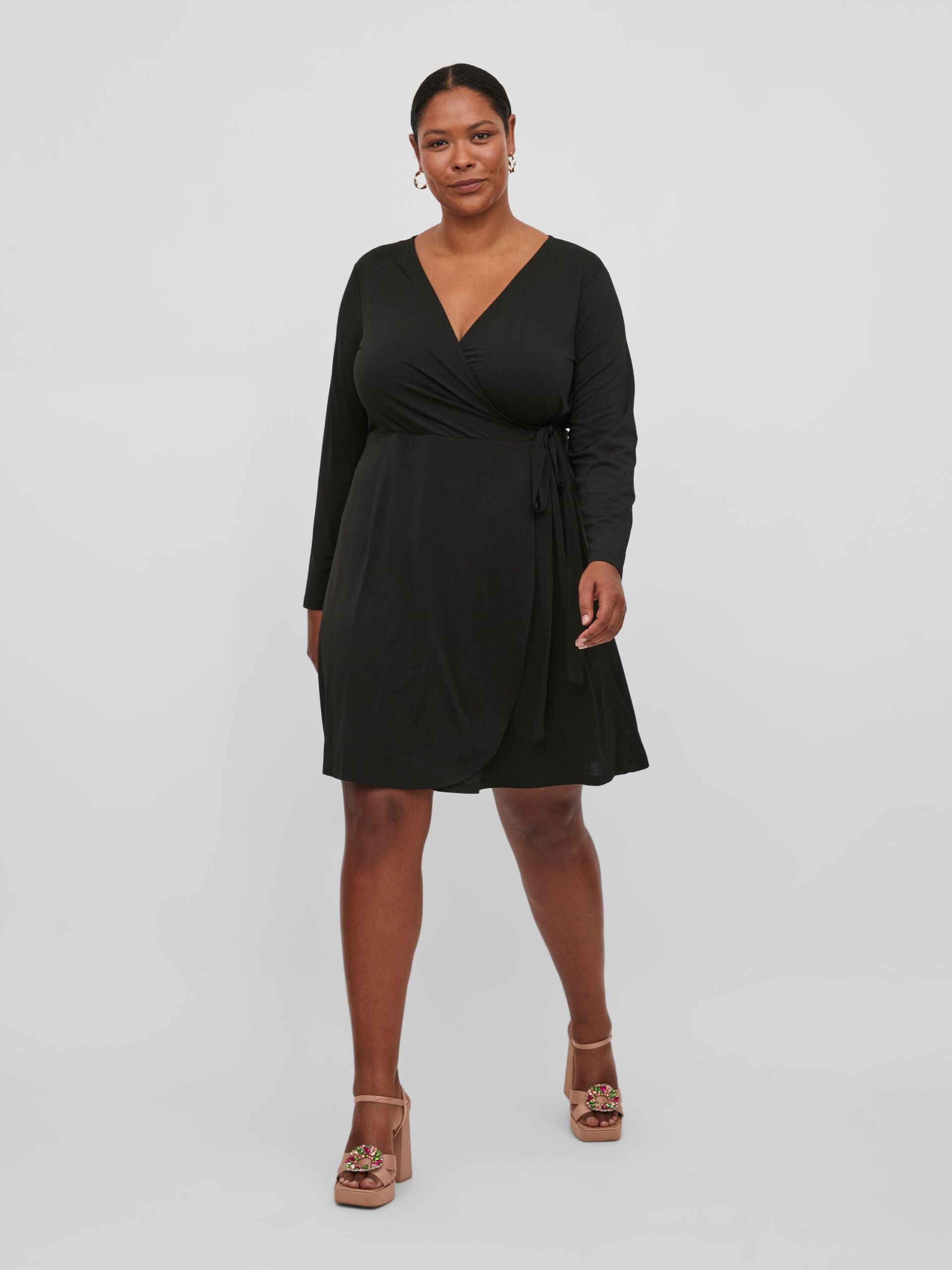 ViBorneo Wrap Dress-Pluspige