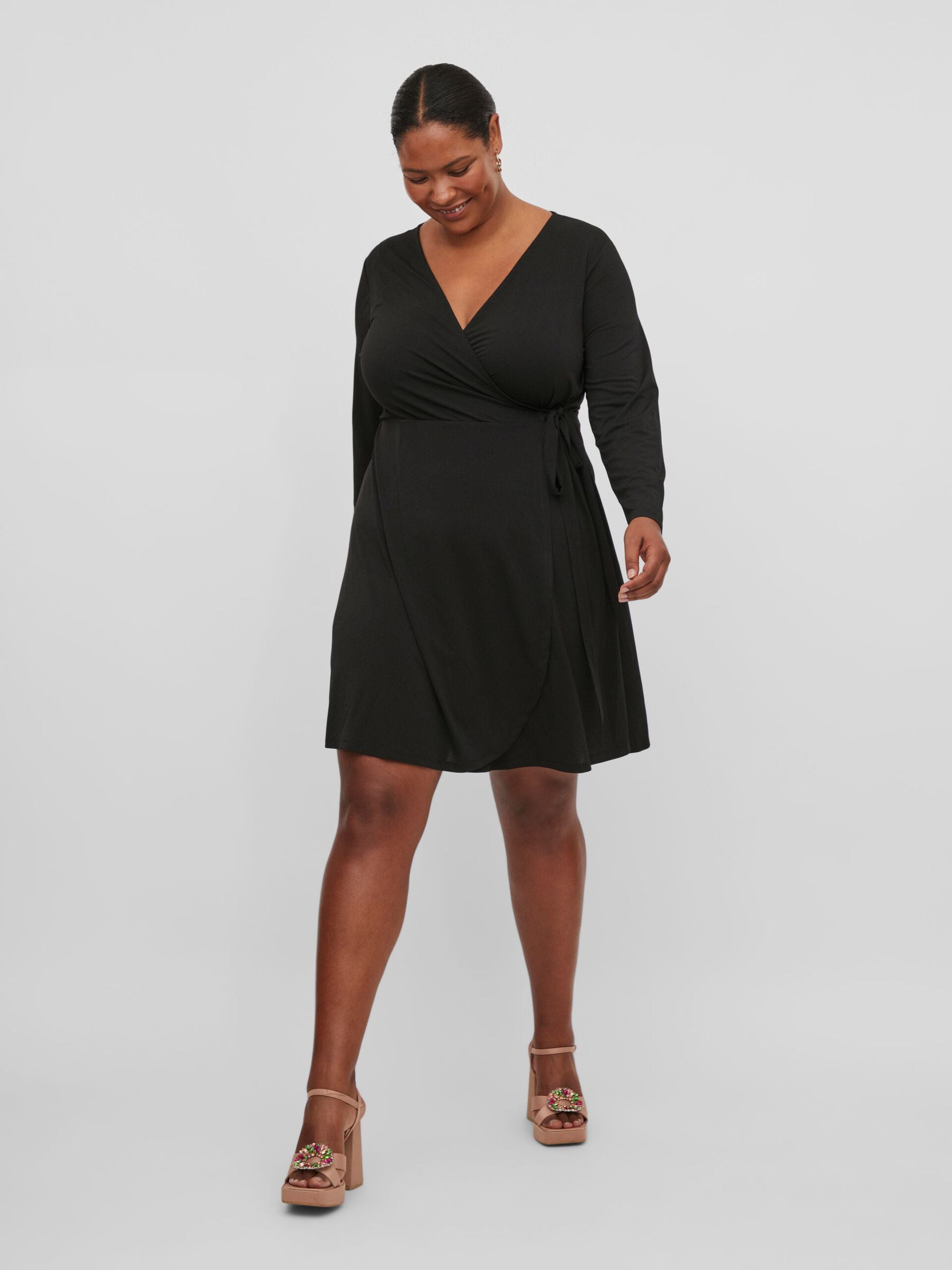 ViBorneo Wrap Dress-Pluspige