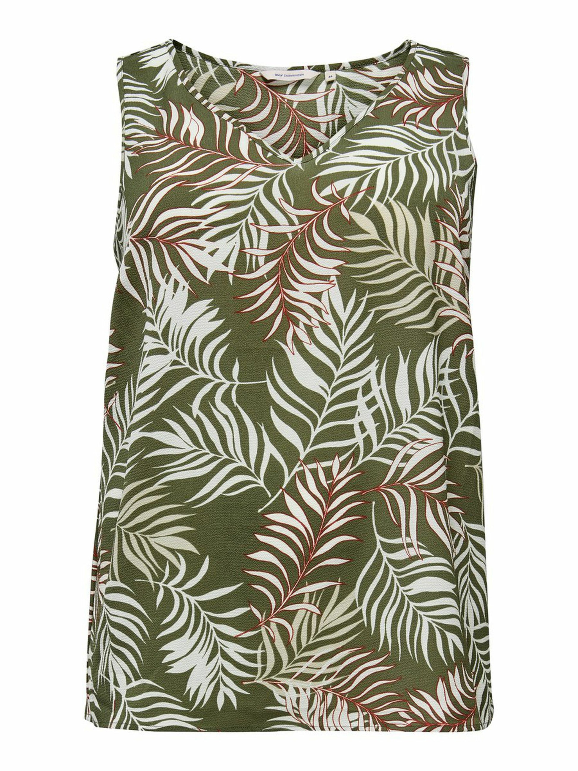 Top med V-hals fra Carmakoma!-Pluspige