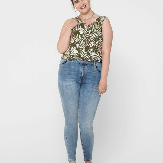 Top med V-hals fra Carmakoma!-Pluspige