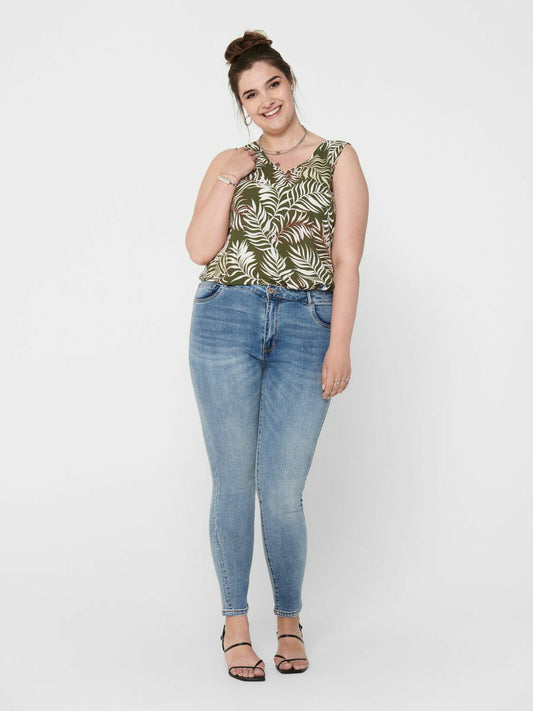 Top med V-hals fra Carmakoma!-Pluspige