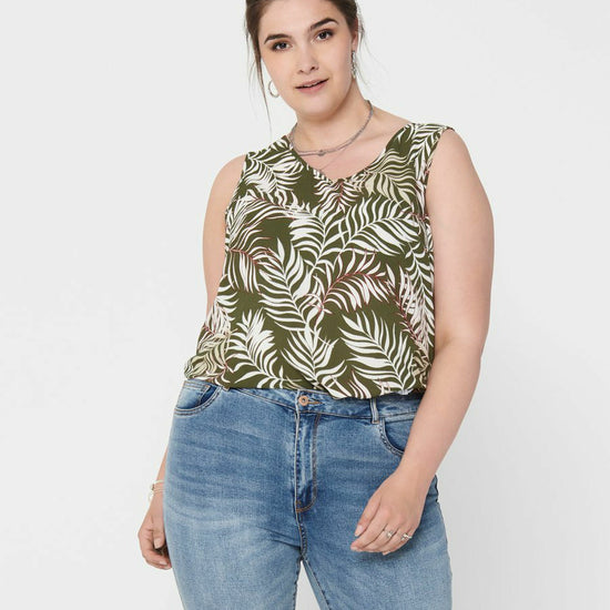 Top med V-hals fra Carmakoma!-Pluspige