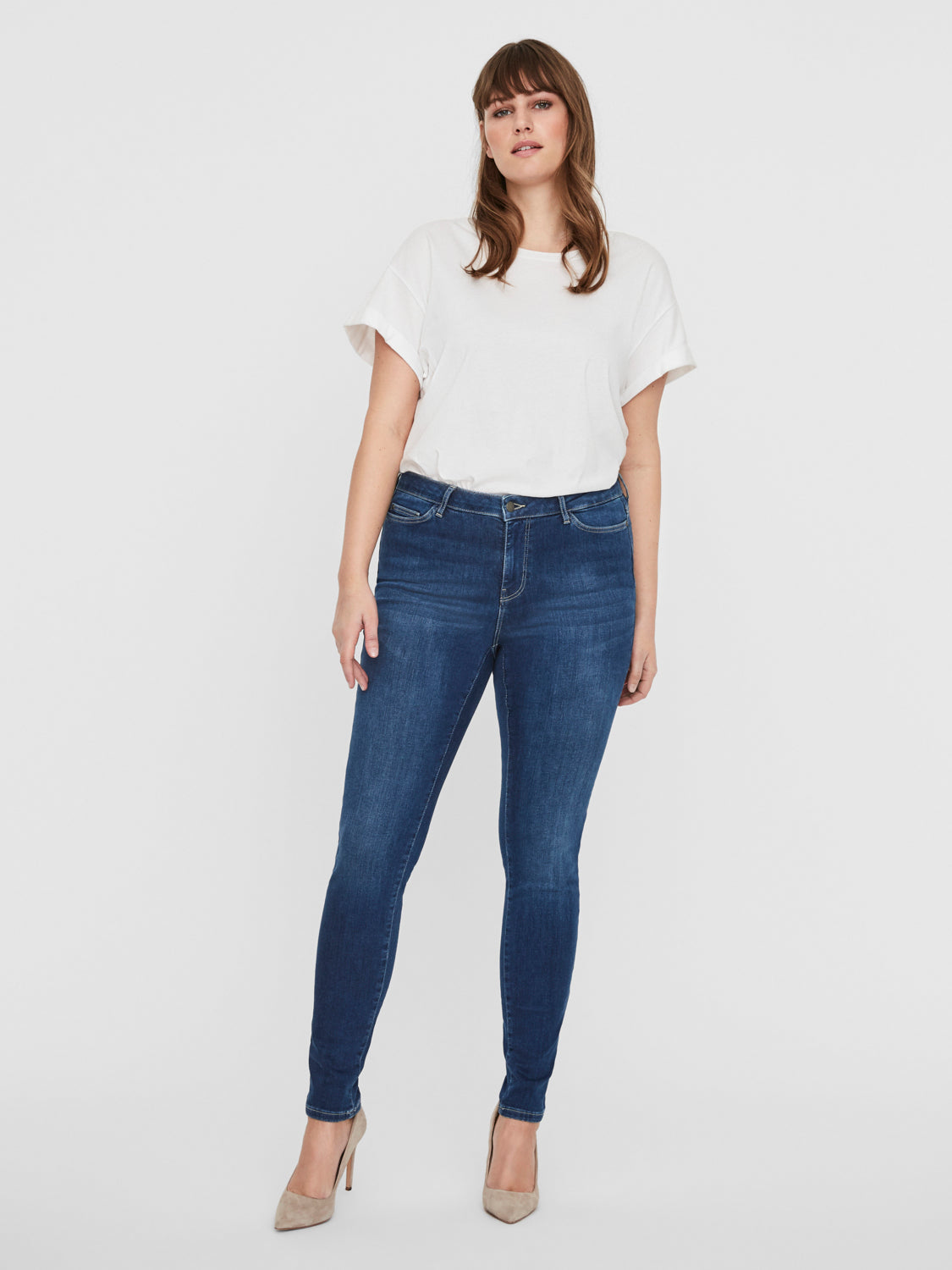 Stretchy shape-up jeans fra Junarose!-Pluspige