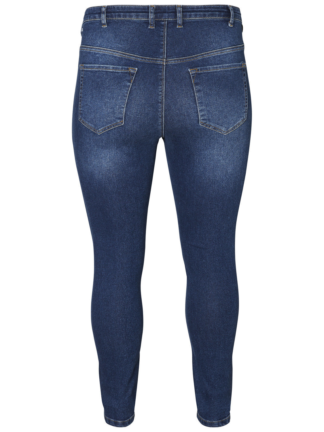 Stretchy jeans med høj talje smalle ben fra Junarose!-Pluspige