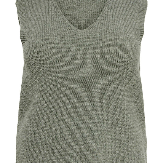 Strikket vest fra Carmakoma-Pluspige