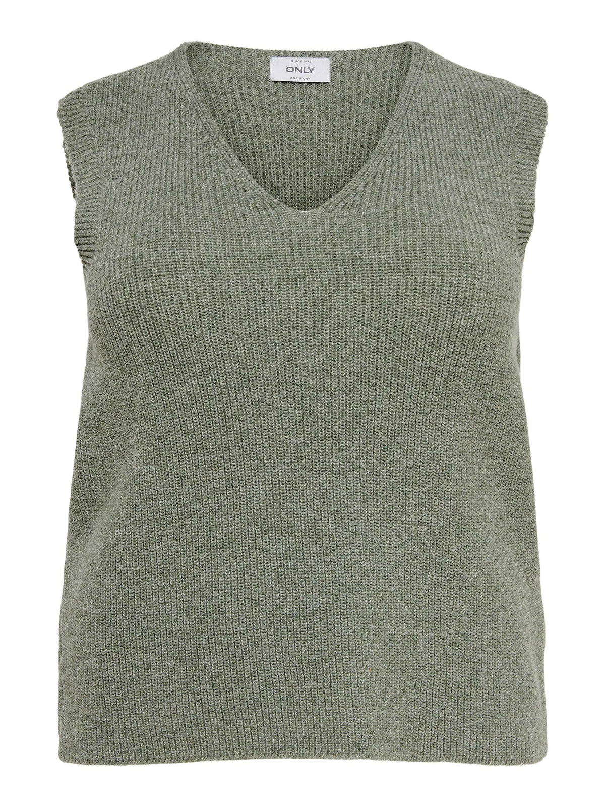 Strikket vest fra Carmakoma-Pluspige