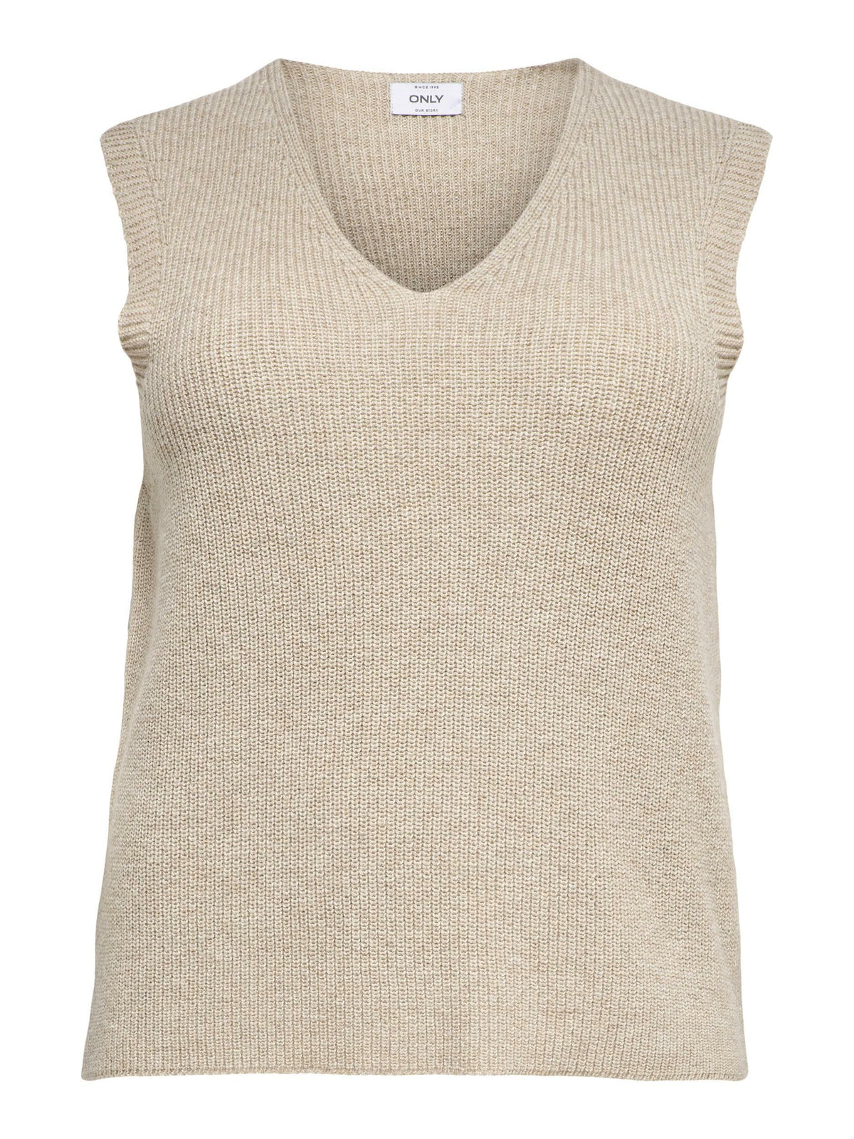 Strikket vest fra Carmakoma-Pluspige