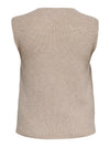 Strikket vest fra Carmakoma-Pluspige