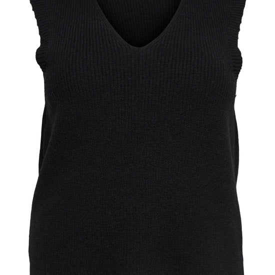 Strikket vest fra Carmakoma-Pluspige