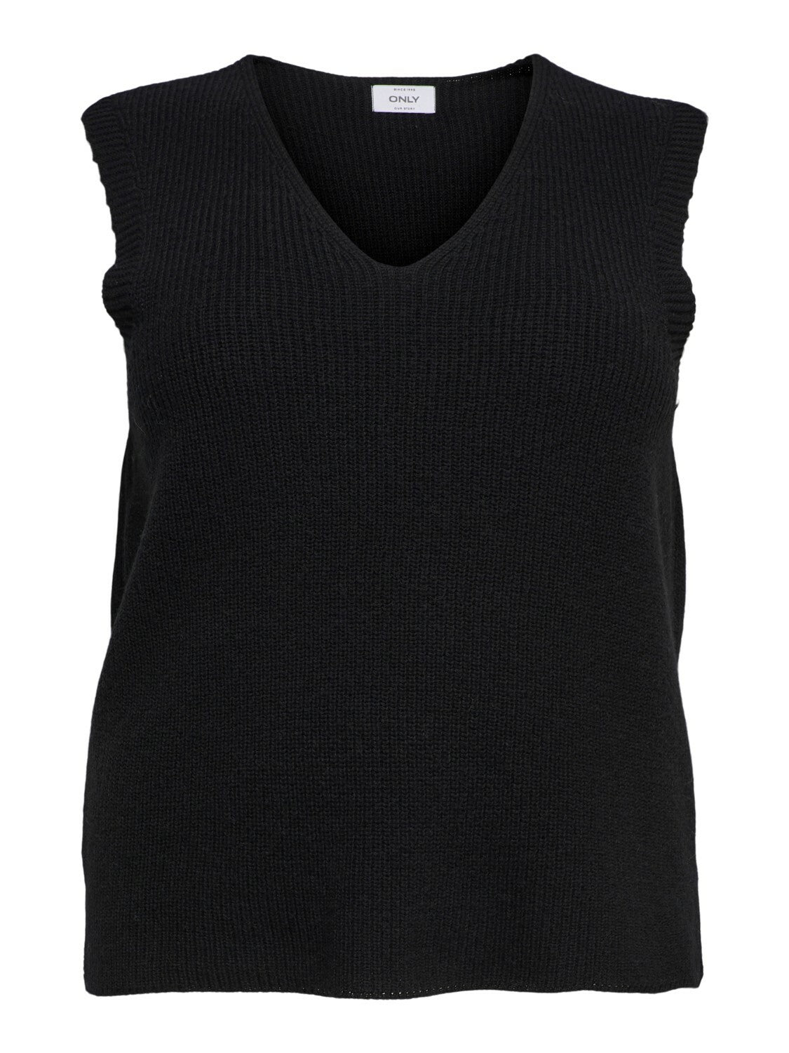 Strikket vest fra Carmakoma-Pluspige