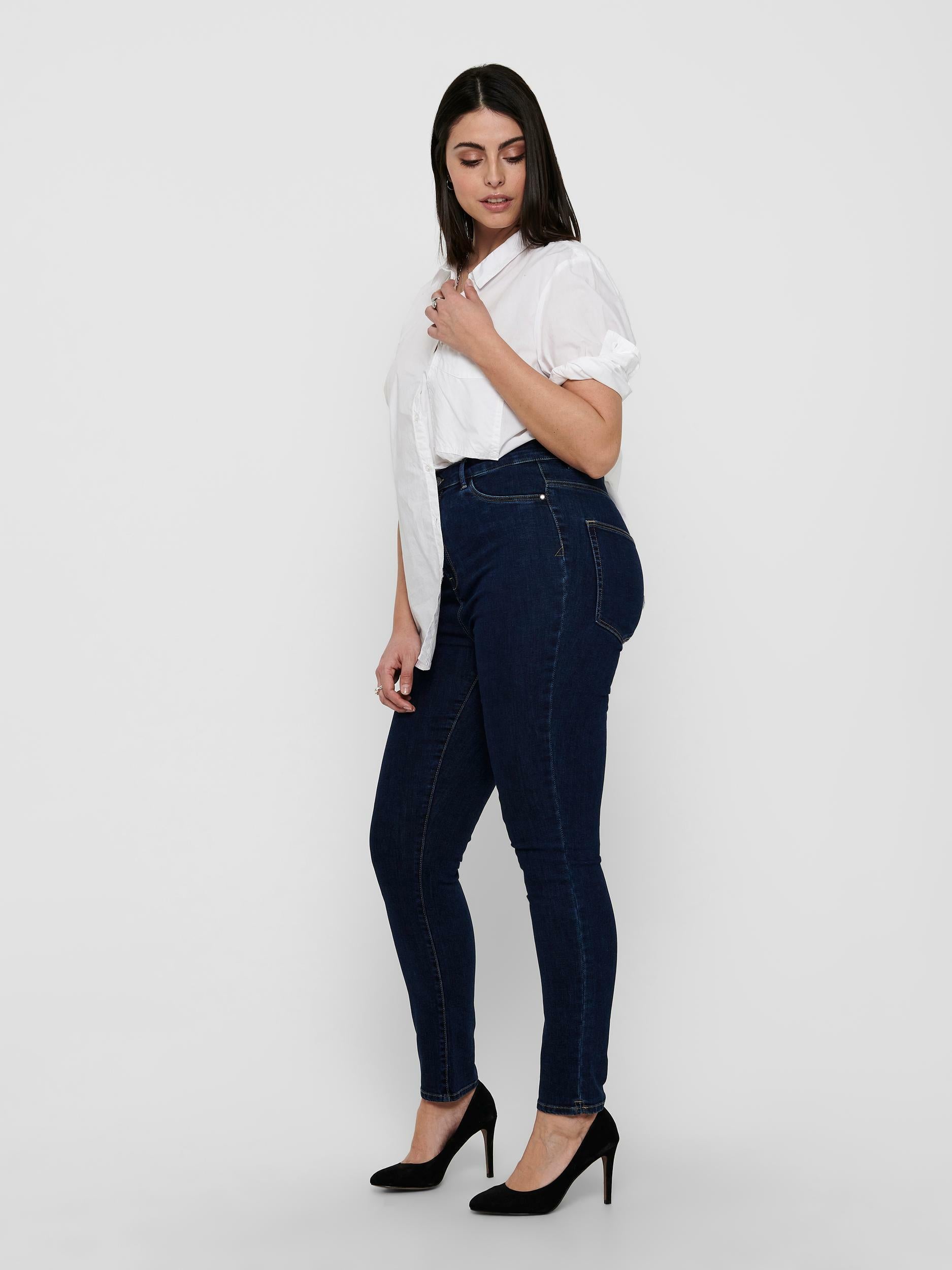 Ultra highwaist jeans fra Carmakoma-Pluspige