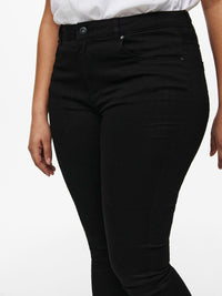 CarAugusta HW Skinny Black Jeans-Pluspige