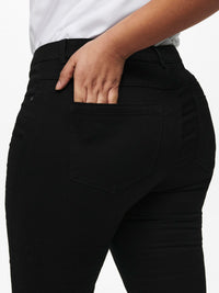 CarAugusta HW Skinny Black Jeans-Pluspige
