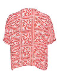 Flot bluse med lækkert print fra Carmakoma-Pluspige
