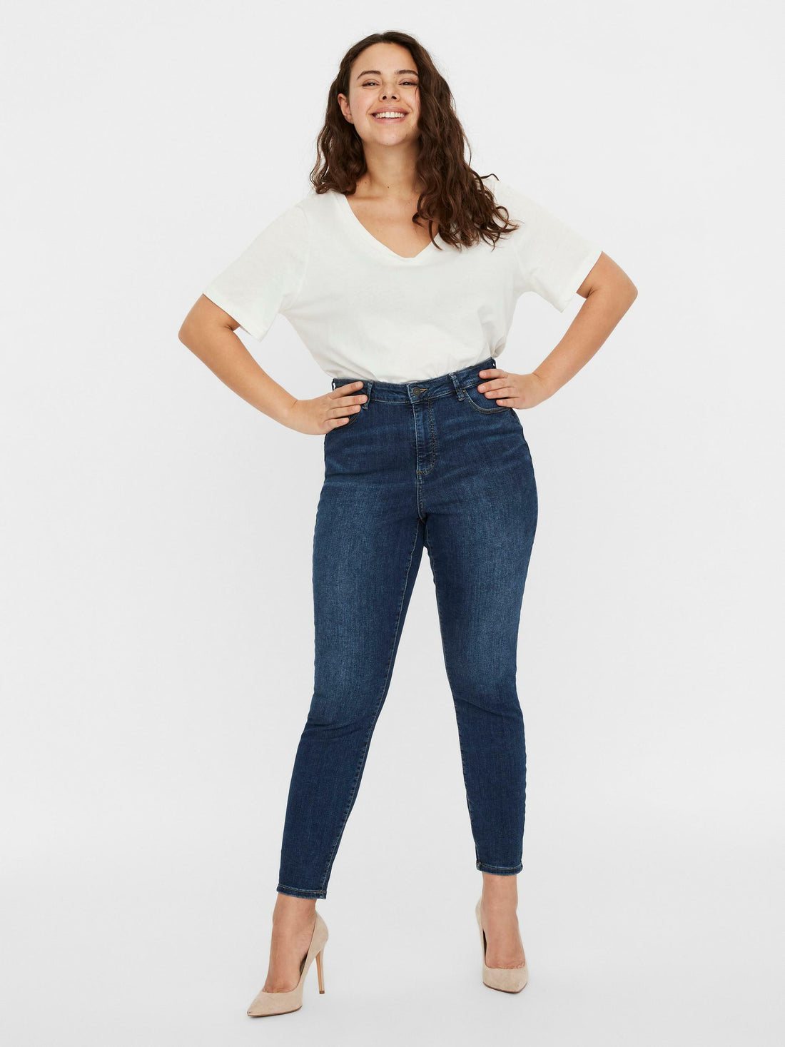 Lækre Jeans fra Vero Moda Curve.-Pluspige