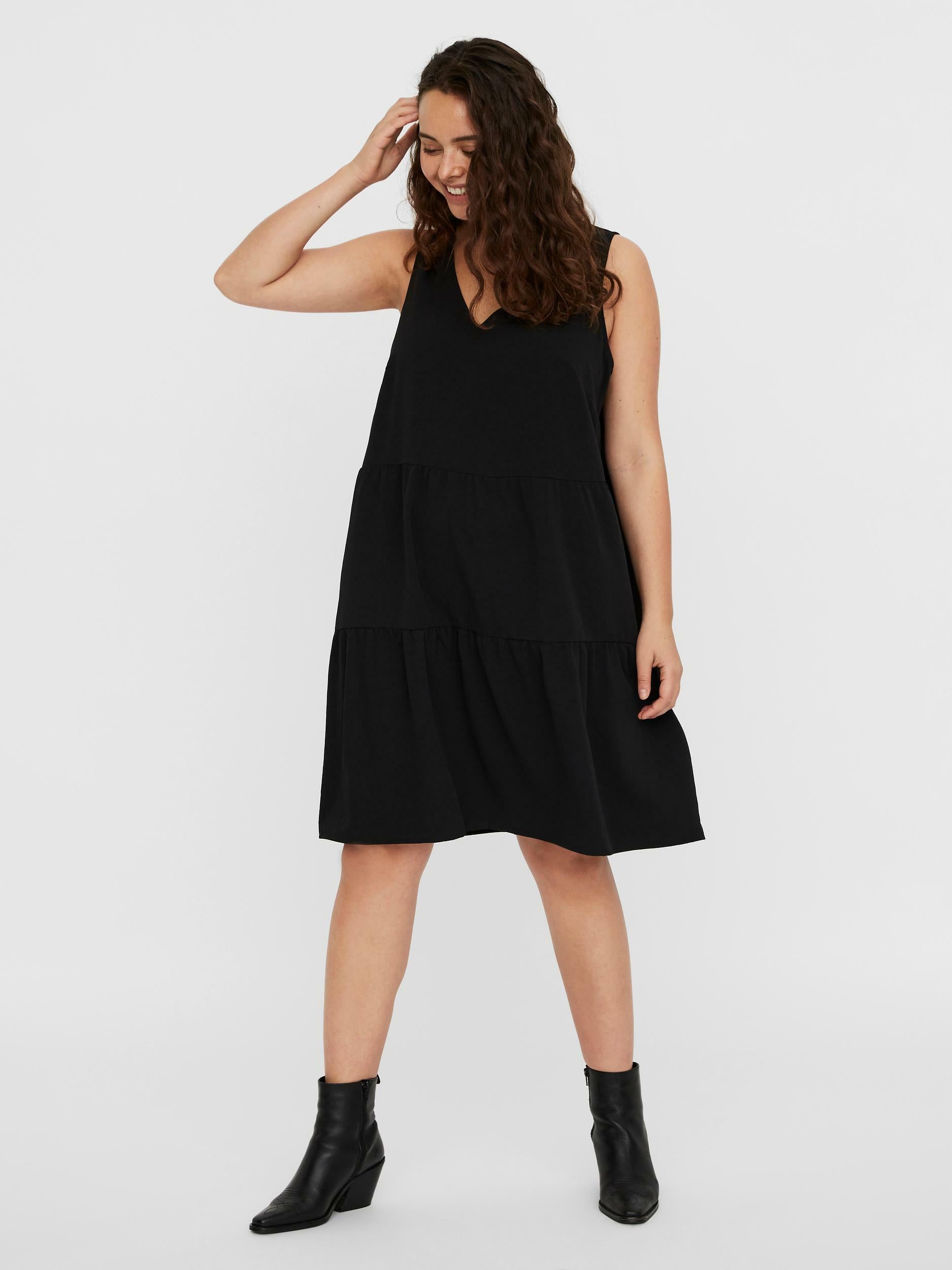 VmOlivia Peplum Dress-Pluspige