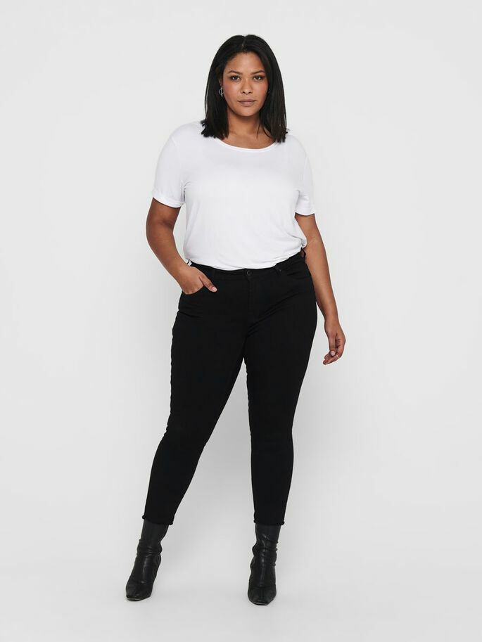 CarWilly Reg Raw Black Jeans-Pluspige